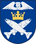 Ängelholms kommuns stadsvapen.
