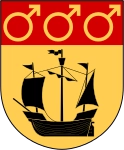 Östhammars kommuns stadsvapen.