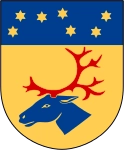Arvidsjaurs kommuns stadsvapen.