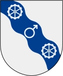 Degerfors kommuns stadsvapen.