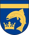 Gullspångs kommuns stadsvapen.