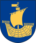 Hjo kommuns stadsvapen.