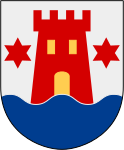 Kalmar kommuns stadsvapen.
