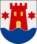 Kalmar kommuns stadsvapen.