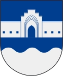 Karlsborgs kommuns stadsvapen.