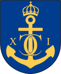 Karlskrona kommuns stadsvapen.