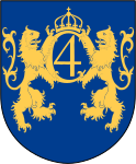 Kristianstads kommuns stadsvapen.