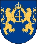Kristianstads kommuns stadsvapen.