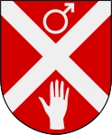 Laxå kommuns stadsvapen.
