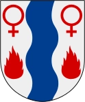 Ljusnarsbergs kommuns stadsvapen.