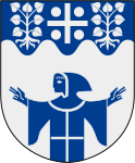 Munkfors kommuns stadsvapen.