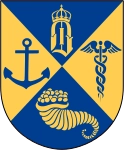 Oskarshamns kommuns stadsvapen.