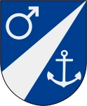 Oxelösunds kommuns stadsvapen.