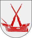 Söderhamns kommuns stadsvapen.