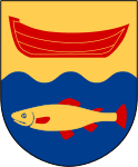 Simrishamns kommuns stadsvapen.