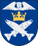 Ängelholms kommuns stadsvapen.