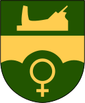 Åtvidabergs kommuns stadsvapen.
